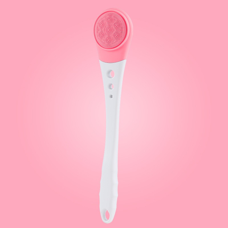Bath Brush Supplier - New Long-handled Silicone Multi-Functional Back Scrubbing