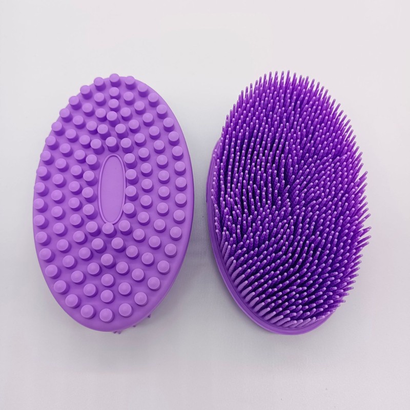 Bath Brush Manufacturer - Creative Silicone Bubble Double-Sided Massage Skin Clean