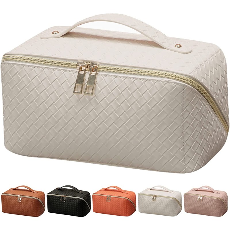 Makeup Bag Supplier - 2025 New High-End PU Portable Large Capacity Zipper