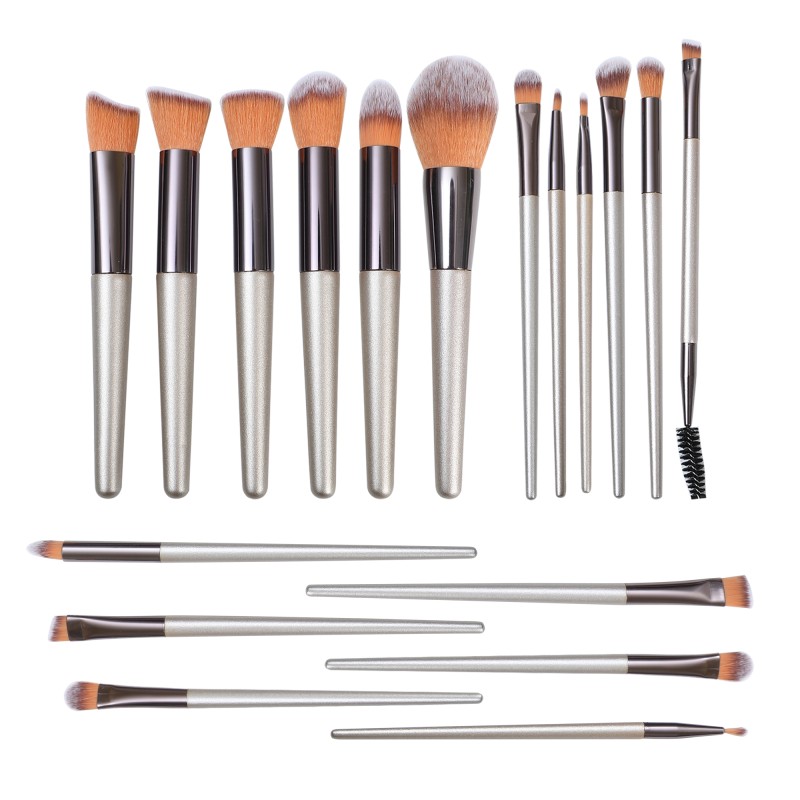 Makeup Brush Set Factory - Wholesale 18 Pcs/set Luxury Professional Custom