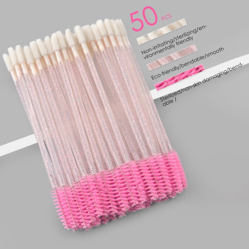 Eyelash Comb Factory - Wholesale 50 Pcs/bag Spiral Brush Head Mascara Wands