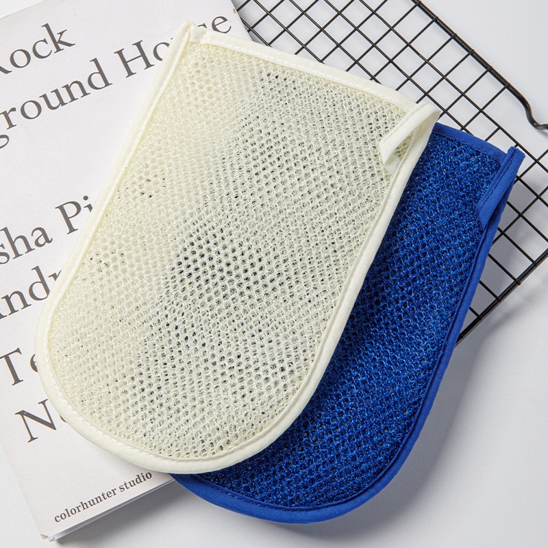 Exfoliating Gloves Factory - Soft Africa Nylon Dual Texture Dead Skin Remover