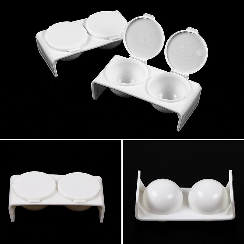 Nail Tool Supplier - Double Hole Brush Cleaning Cup Powder Mixing Cup