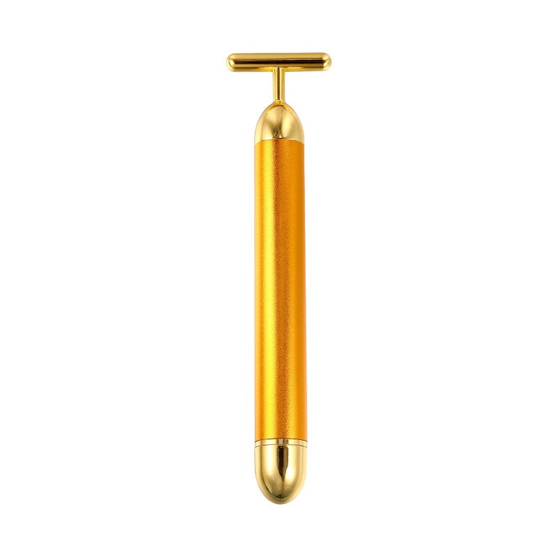 Facial Roller Supplier - YUE 24k Gold Face Lift Bar Vibration Slimming Tool