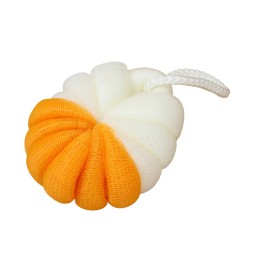 Bath Ball Supplier - Double Color Shell Flower Bubble Net Super Large Soft