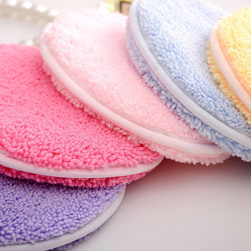 Makeup Remover Pad Supplier - New Round Washable Wet/dry Dual Use Cleansing