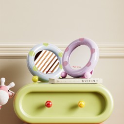 Makeup Mirror Manufacturer - Large Desktop HD Adjustment Bracket Thickened Wave