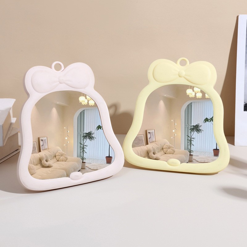 Makeup Mirror Factory - Pumpkin HD Desktop Single-sided Bow Girls Mirror