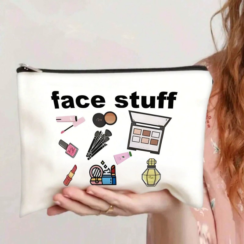 Cosmetic Bag Supplier - Cross-border Hot-selling Printed Letter Large Capacity