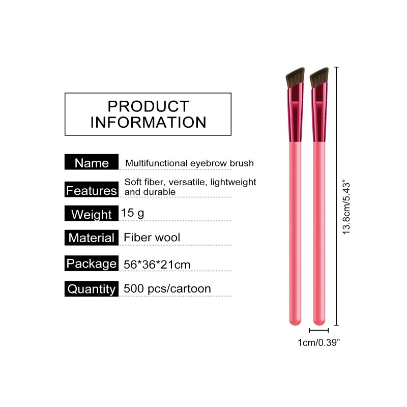 Eyebrow Brush Factory - YUE Hot Sale 1PCS Multifunction Ultra Thin Angled