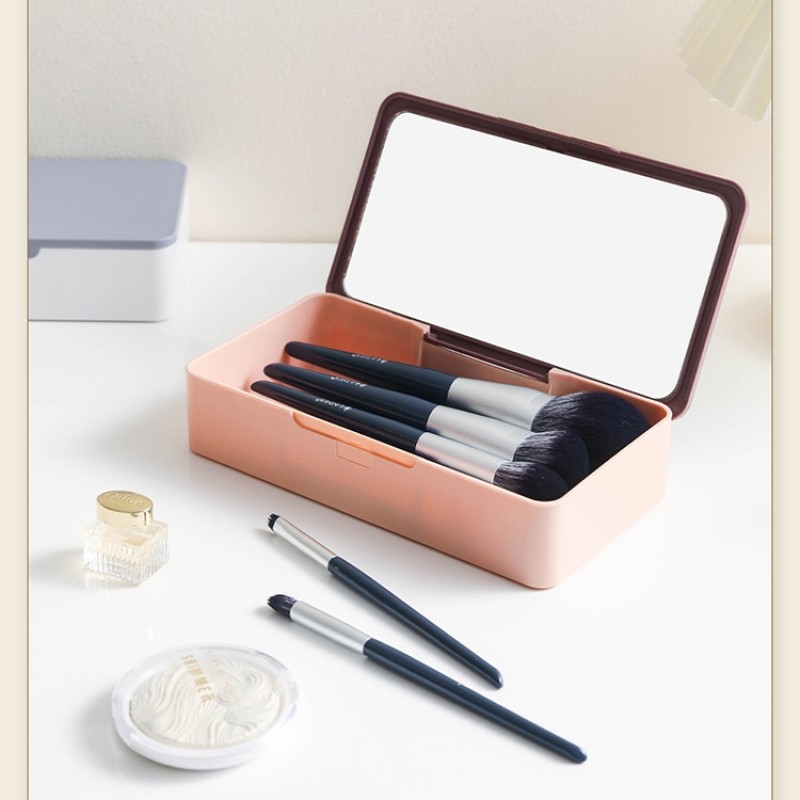 Makeup Organizer Supplier - New Brush Organizer With Mirror Multifunction Holder