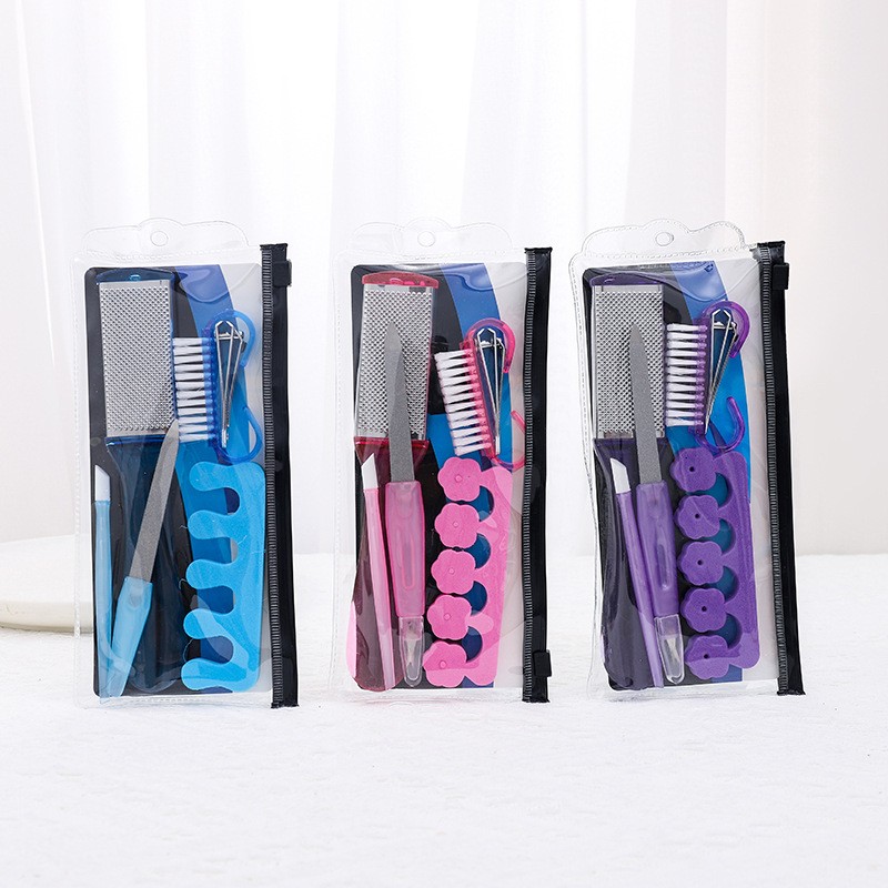 Manicure Set Manufacturer - Custom 6pcs Stainless Steel Nail Clipper Kit