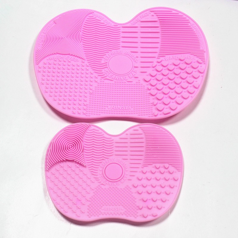 Scrub Pad Factory - Silicone Apple Makeup Brush Cleaning Suction Cup Pad