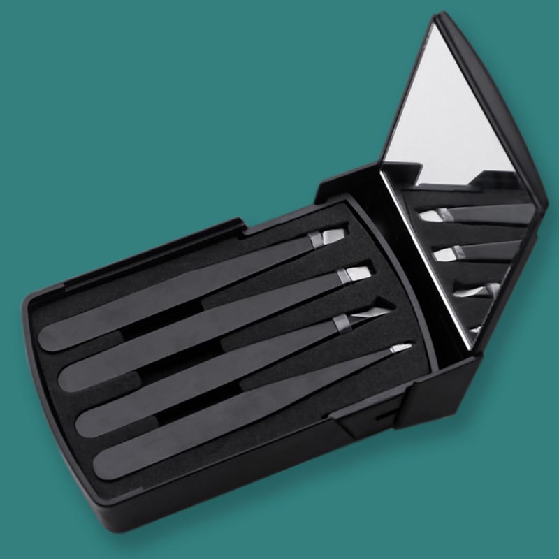 Eyebrow Tweezers Supplier - Private Custom Stainless Steel Flat Wholesale Clip