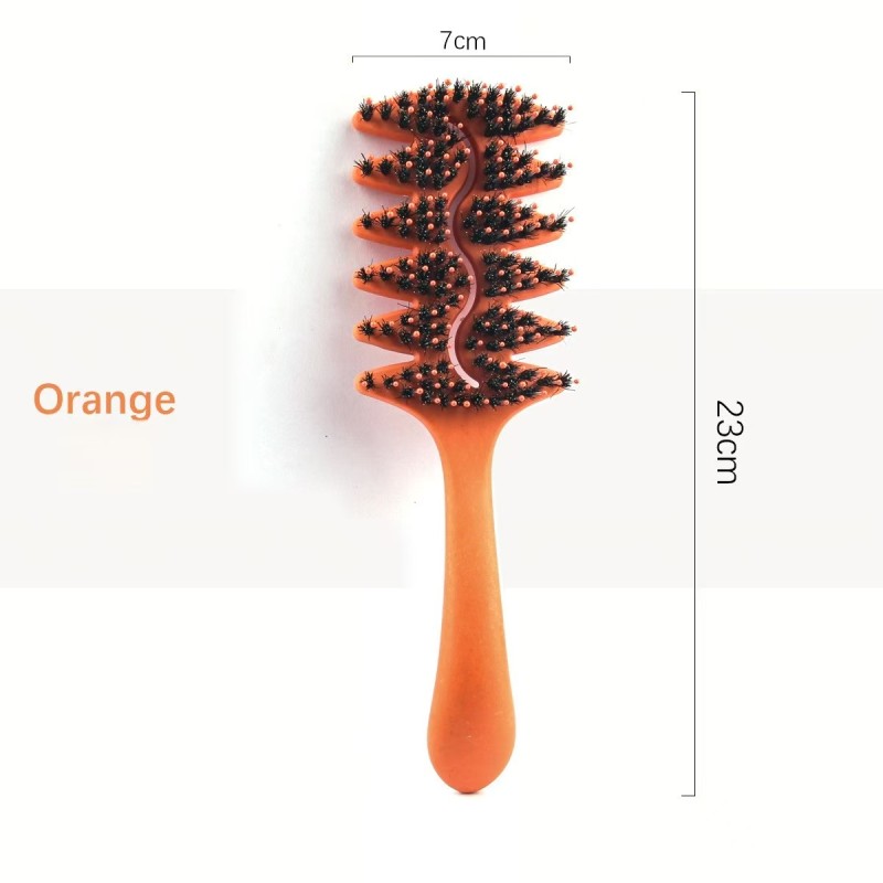 Styling Comb Factory - Curly Fluffy Scalp Massage Smooth Hair Hollow Comb