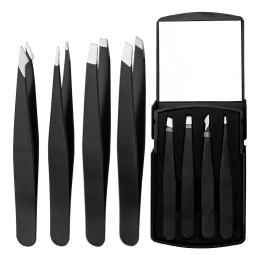 Eyebrow Tweezers Supplier - Private Custom Stainless Steel Flat Wholesale Clip