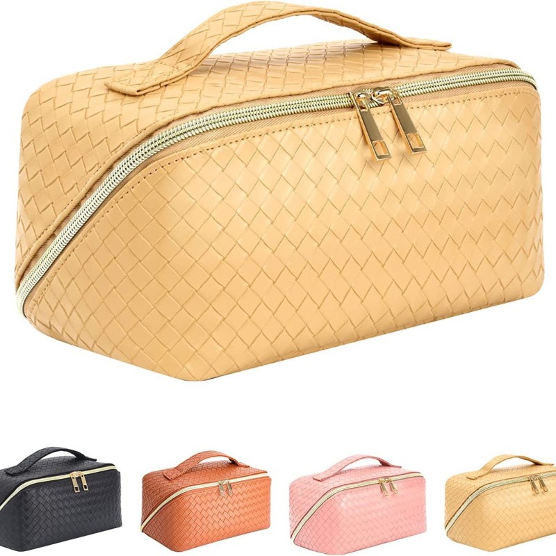 Makeup Bag Supplier - 2025 New High-End PU Portable Large Capacity Zipper