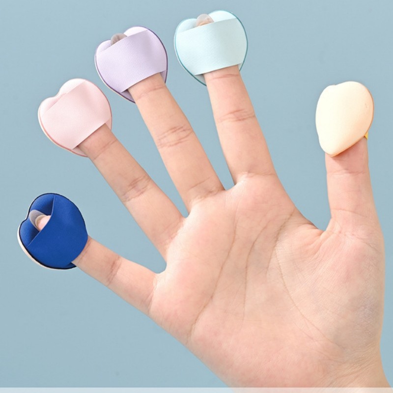 Air Cushion Puff Supplier - Custom Logo Colorful Heart Mini High Quality