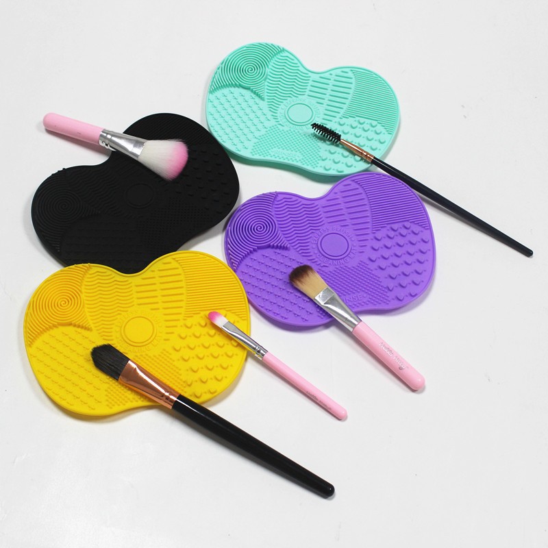 Scrub Pad Factory - Silicone Apple Makeup Brush Cleaning Suction Cup Pad