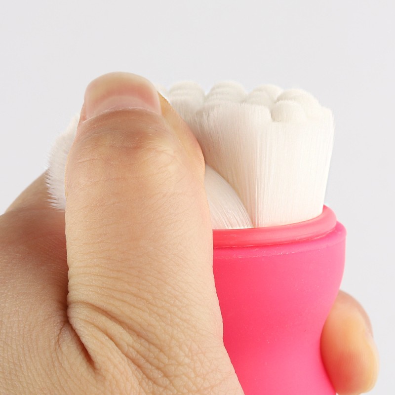 Face Wash Brush Manufacturer - New Double Sided Silicone Soft Bristle Customized