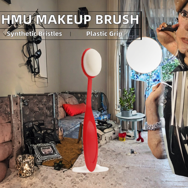 Foundation Brush Manufacturer - HMU Custom Logo Liquid Soft Dense Synthetic Hair