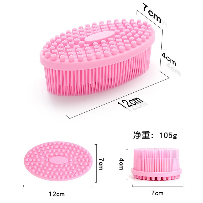 Bath Brush Manufacturer - Creative Silicone Bubble Double-Sided Massage Skin Clean