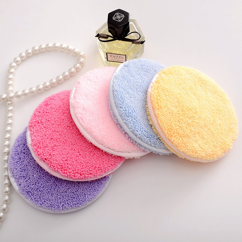 Makeup Remover Pad Supplier - New Round Washable Wet/dry Dual Use Cleansing