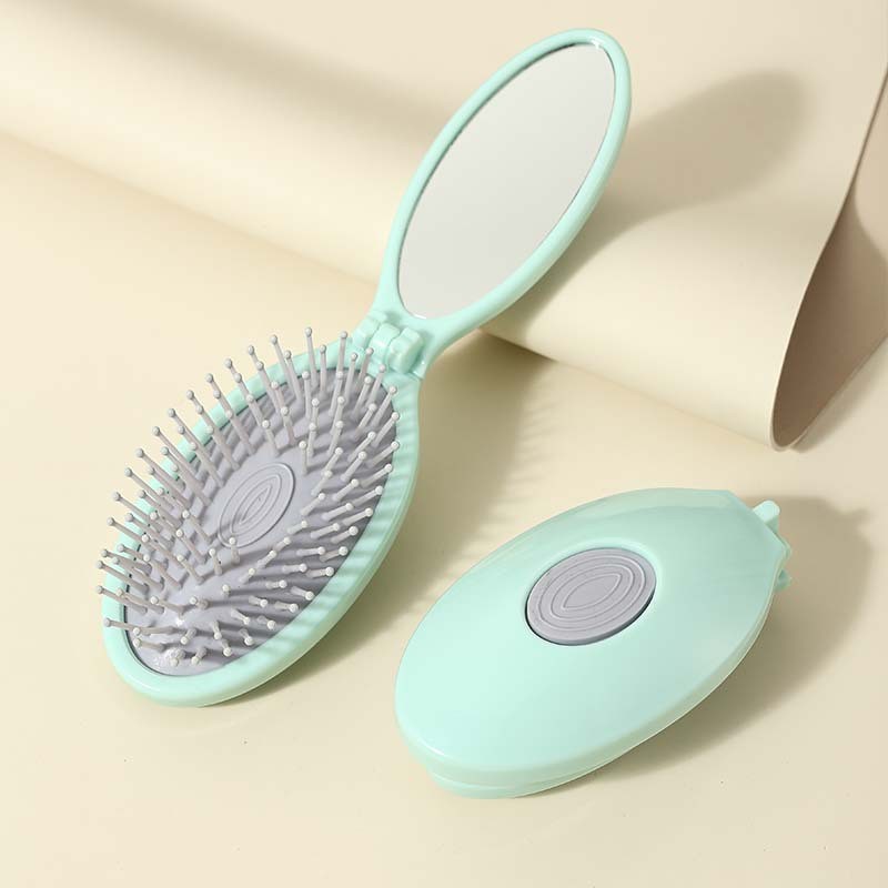 Air Cushion Comb Supplier - Portable Foldable Dual-purpose Mirror Scalp Massage