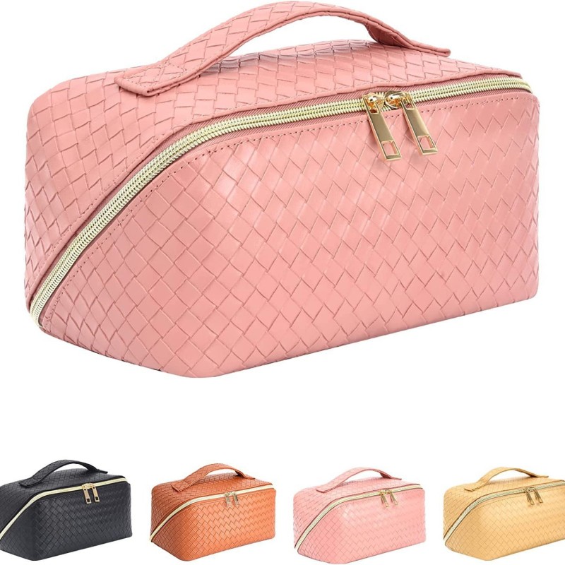 Makeup Bag Supplier - 2025 New High-End PU Portable Large Capacity Zipper