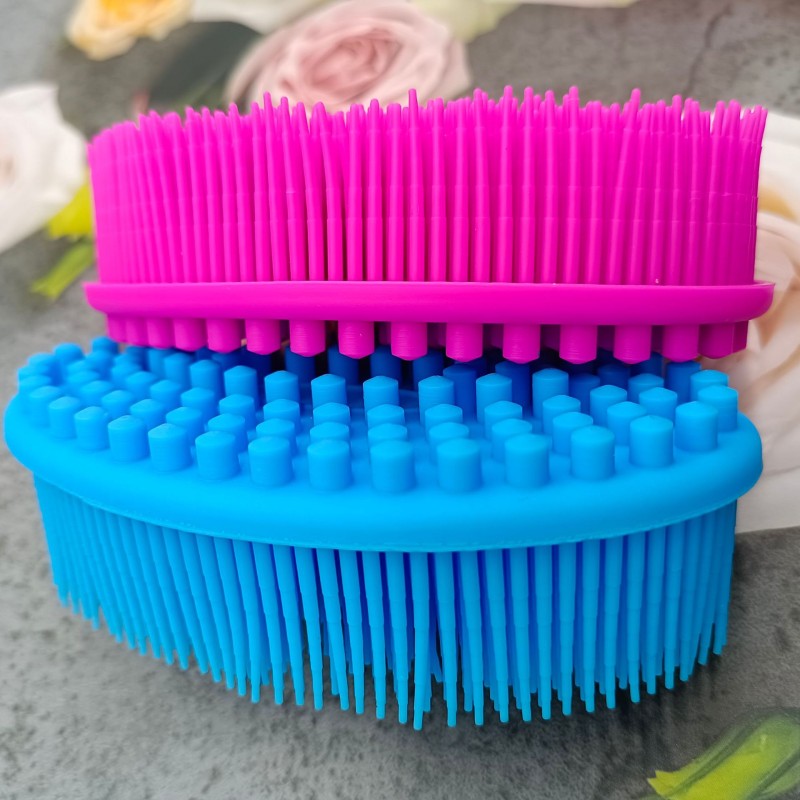 Bath Brush Manufacturer - Creative Silicone Bubble Double-Sided Massage Skin Clean