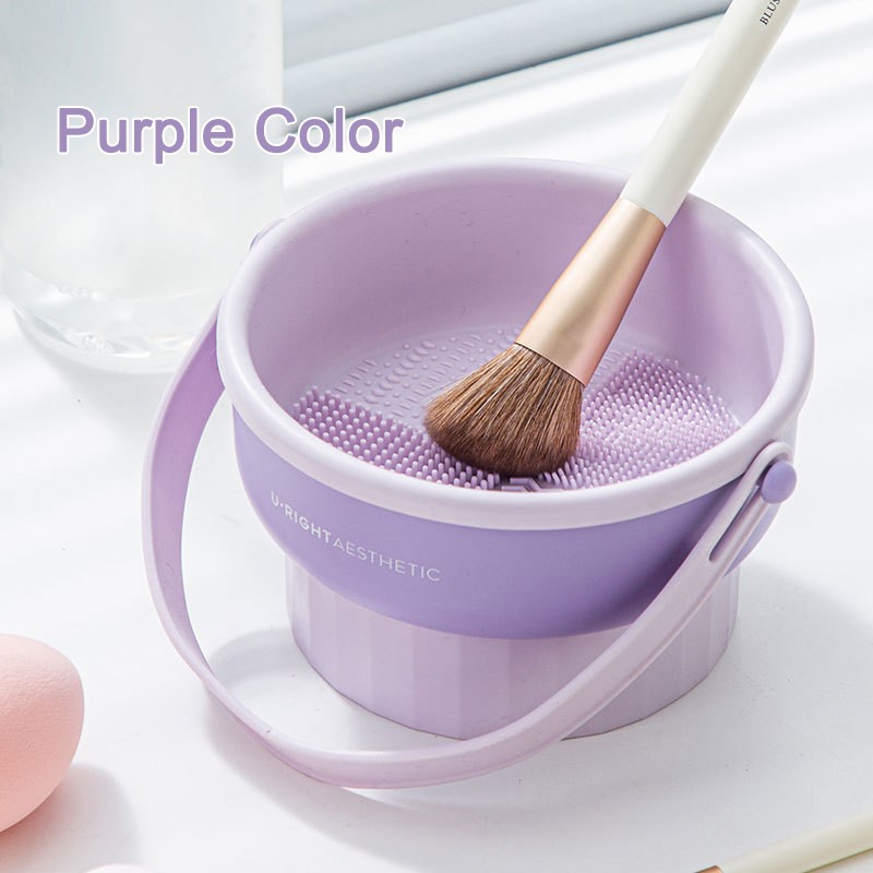 Makeup Sponge Cleaner Factory - Multifunction Silicone Brush Washer Holder Case