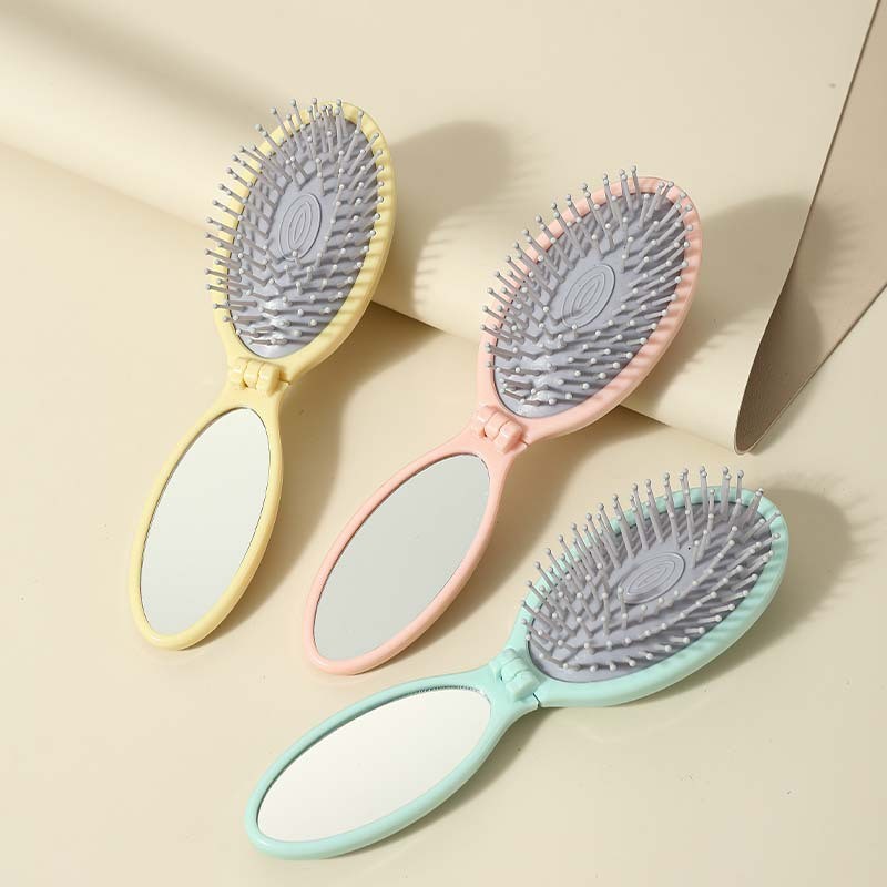 Air Cushion Comb Supplier - Portable Foldable Dual-purpose Mirror Scalp Massage