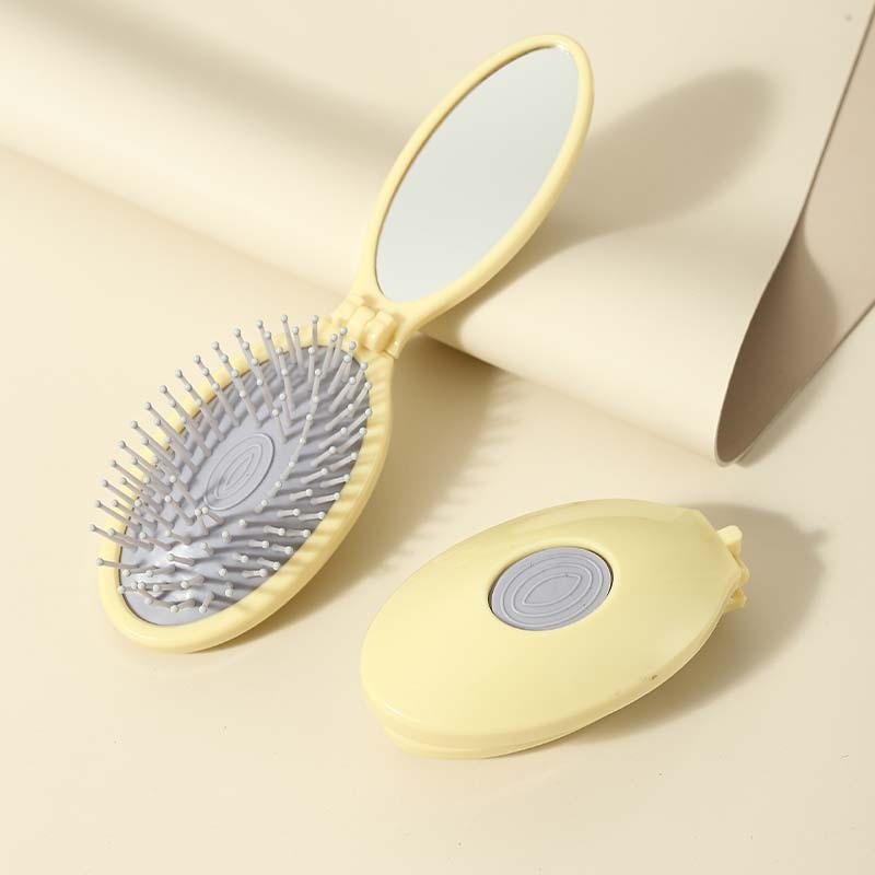 Air Cushion Comb Supplier - Portable Foldable Dual-purpose Mirror Scalp Massage