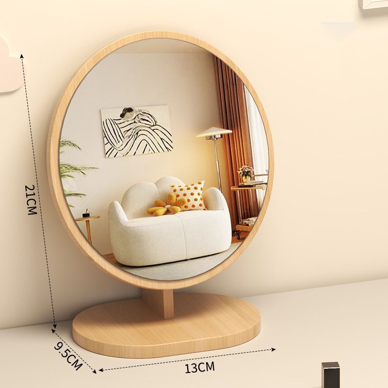 Dressing Mirror Manufacturer - Home Desktop Wooden High-end Foldable Large