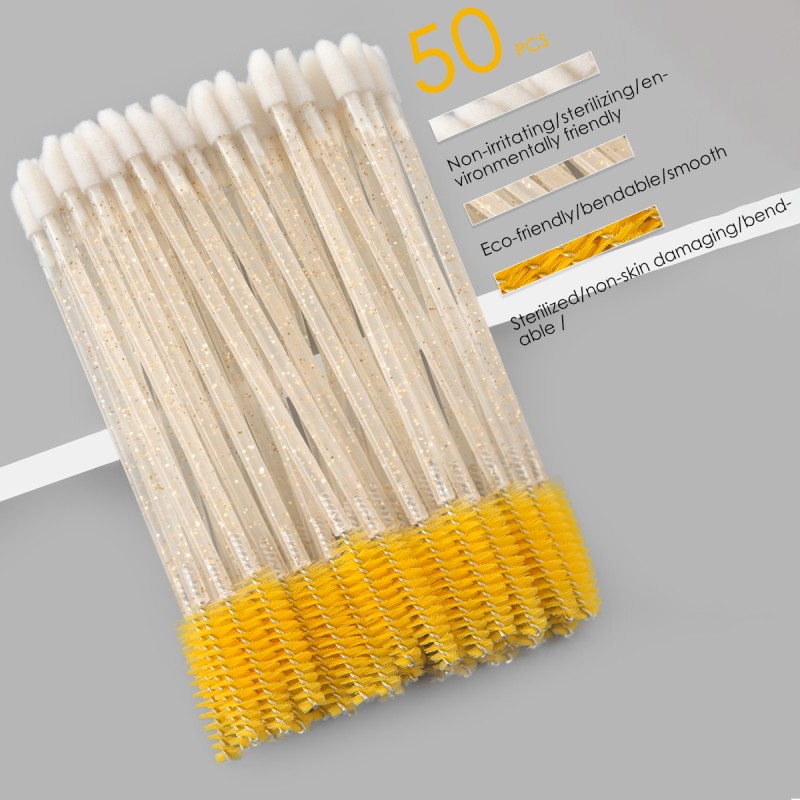 Eyelash Comb Factory - Wholesale 50 Pcs/bag Spiral Brush Head Mascara Wands