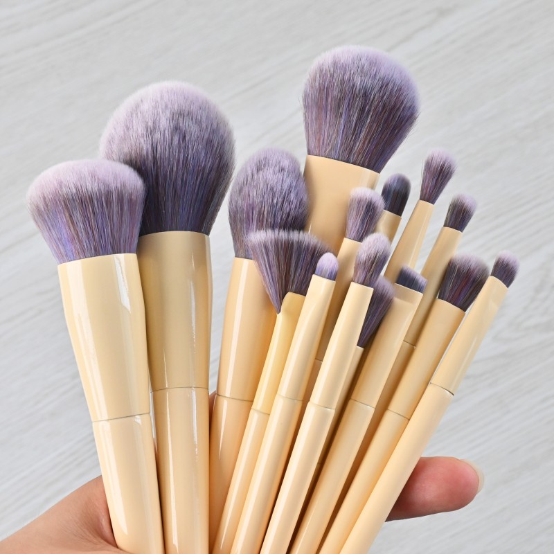 Makeup Tools Supplier - New 15-Piece Long Handle Professional Luxury Travel