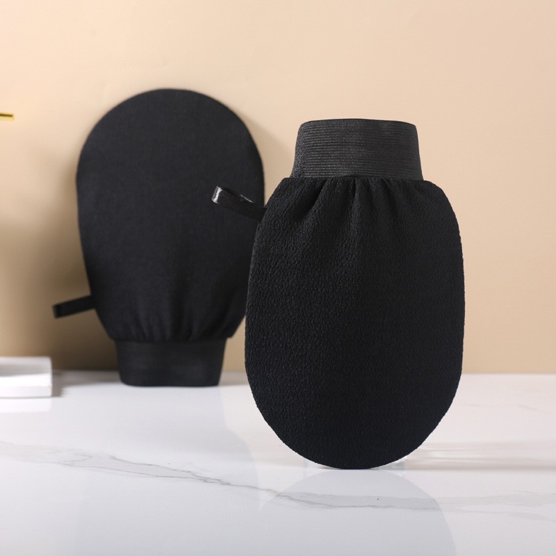 Bath Towel Manufacturer - Wholesale Black Double-sided Scrub Rub Mud Exfoliation