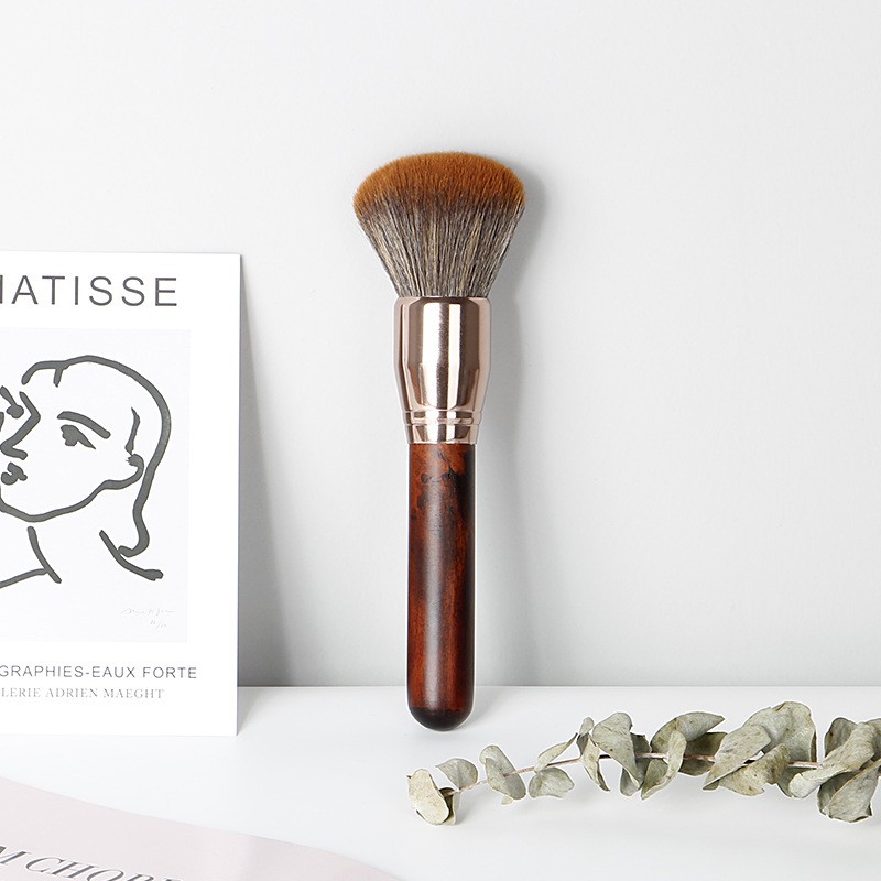 Makeup Brush Supplier - Hot Sale Single Wooden Handle Universal Brush Set