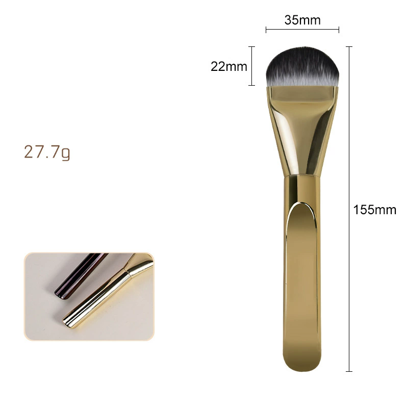 Foundation Brush Factory - New Arrival Tongue Face Flat Head Traceless Brush