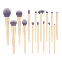 Makeup Tools Supplier - New 15-Piece Long Handle Professional Luxury Travel