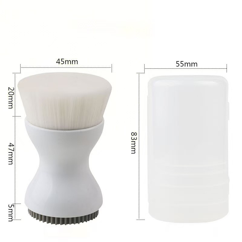 Cleansing Brush Manufacturer - Double-sided Portable Foundation Mask Brush