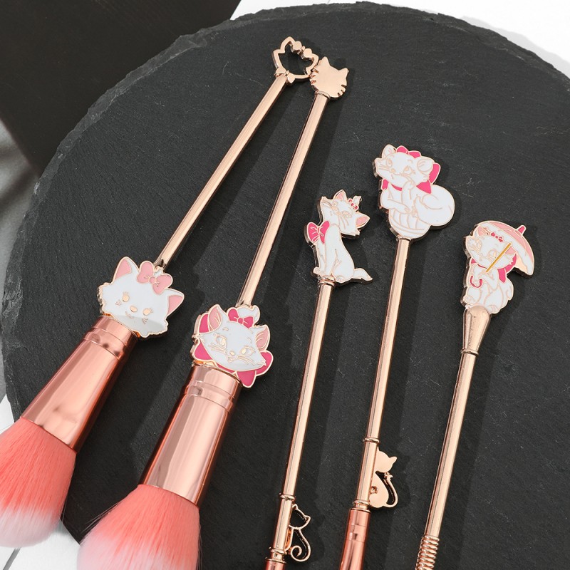 Makeup Brush Set Supplier - 5-Piece Marie Cat Set for Girls Peripheral Gift