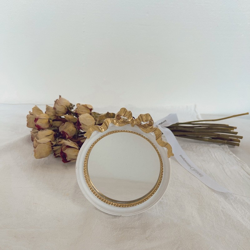 Makeup Mirror Factory - Wholesale Best Price Retro Bow Portable Jewelry Style