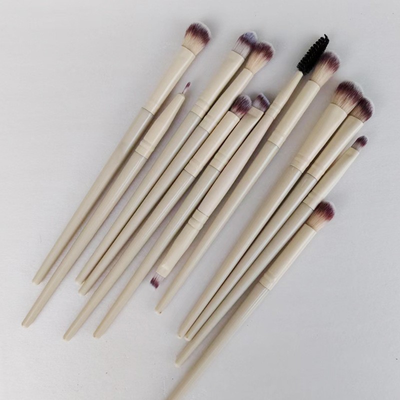 Makeup Tools Manufacturer - 17pcs Single Soft Bristle Travel Convenient Brush