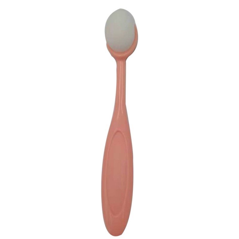 Makeup Brush Manufacturer - New Arrived Colorful Bendable Oval Makeup Tool