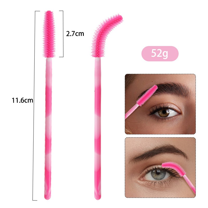 Makeup Tools Factory - New Two-color Rod Silicone Grafting Eyelash Combing