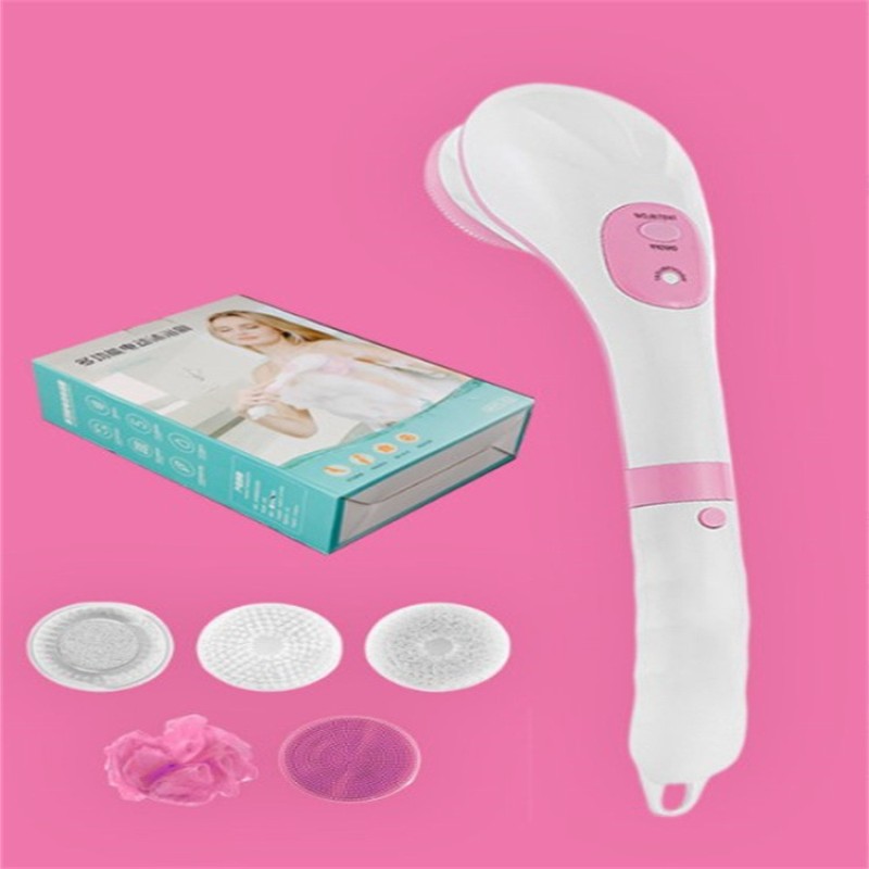 Bath Brush Supplier - New Long-handled Silicone Multi-Functional Back Scrubbing