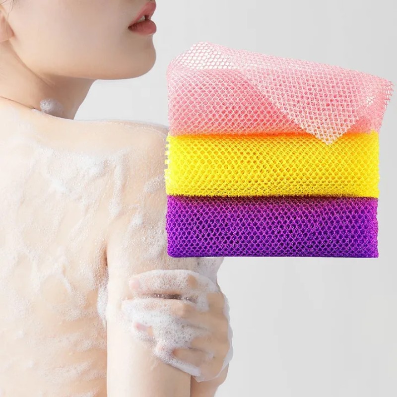 Body Scrubber Factory - African Net Sponge Exfoliating Long Shower Washcloth