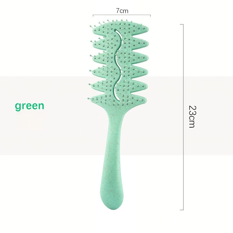 Styling Comb Factory - Curly Fluffy Scalp Massage Smooth Hair Hollow Comb