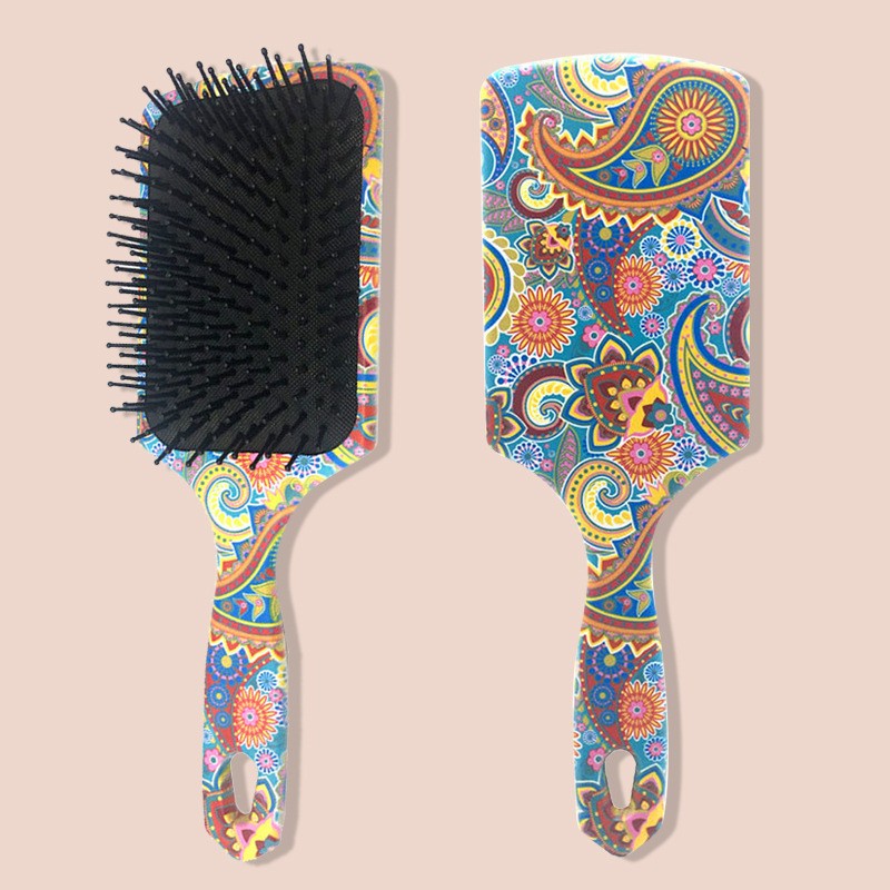 Styling Comb Supplier - New Style Printed Airbag Wide Tooth Pointed Tail